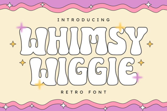 Whimsy Wiggle Font